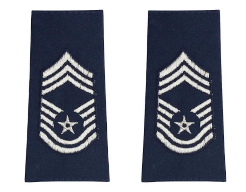 u s air force e 9 chief master sergeant epaulets