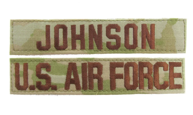 u s air force ocp name tape set 2 piece