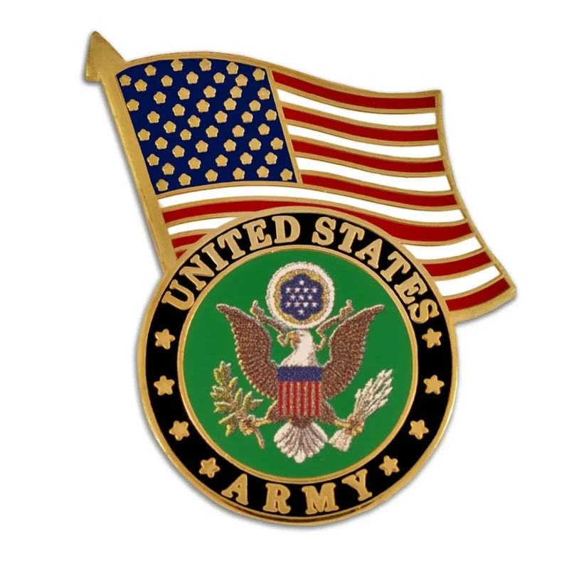 u s army flag emblem pin clearance sale