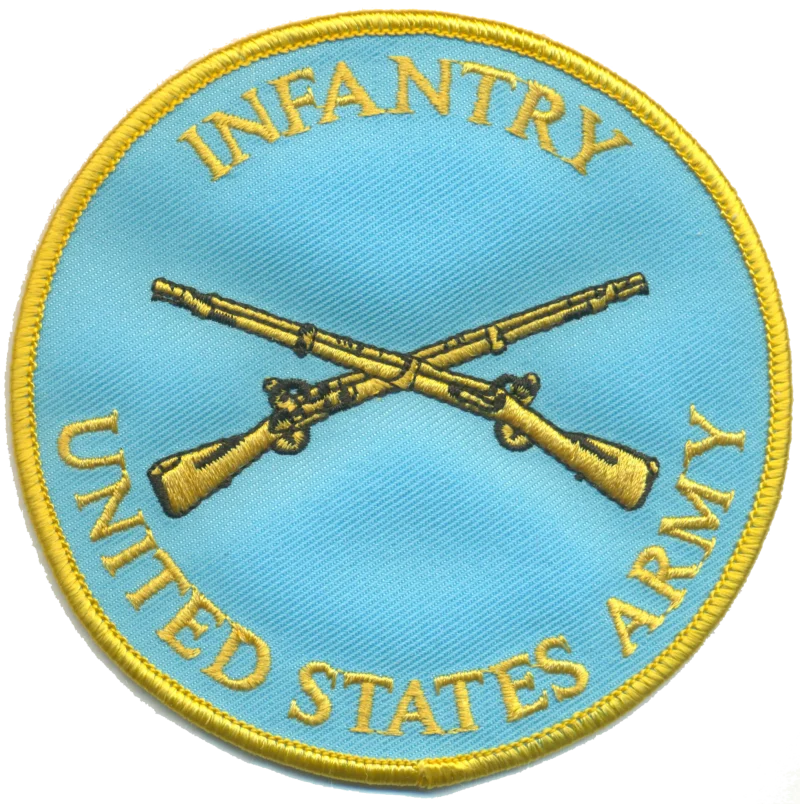 u s army infantry 4 sew on patch novelty design