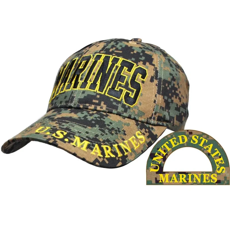 u s marines woodland camo ball cap clearance sale