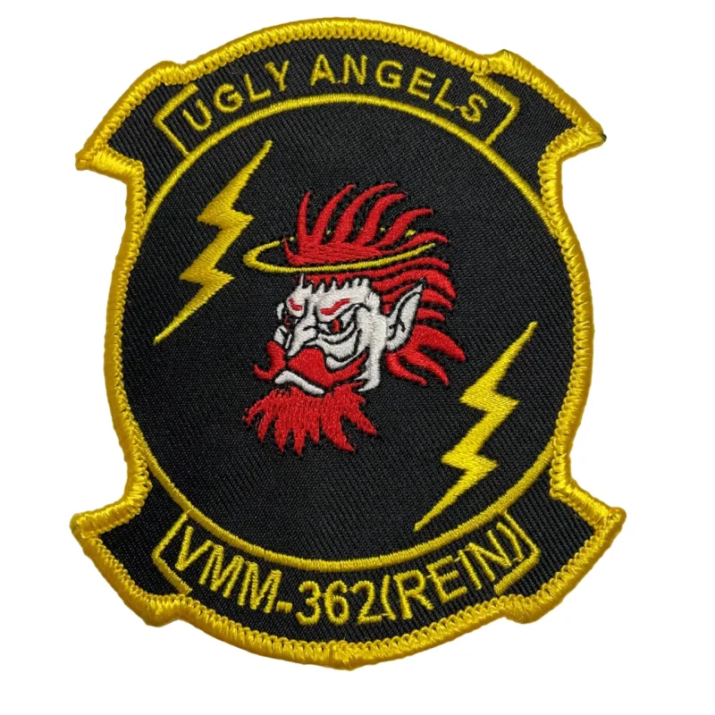 ugly angels vmm 362 usmc tiltrotor squadron patch reinforced clearance