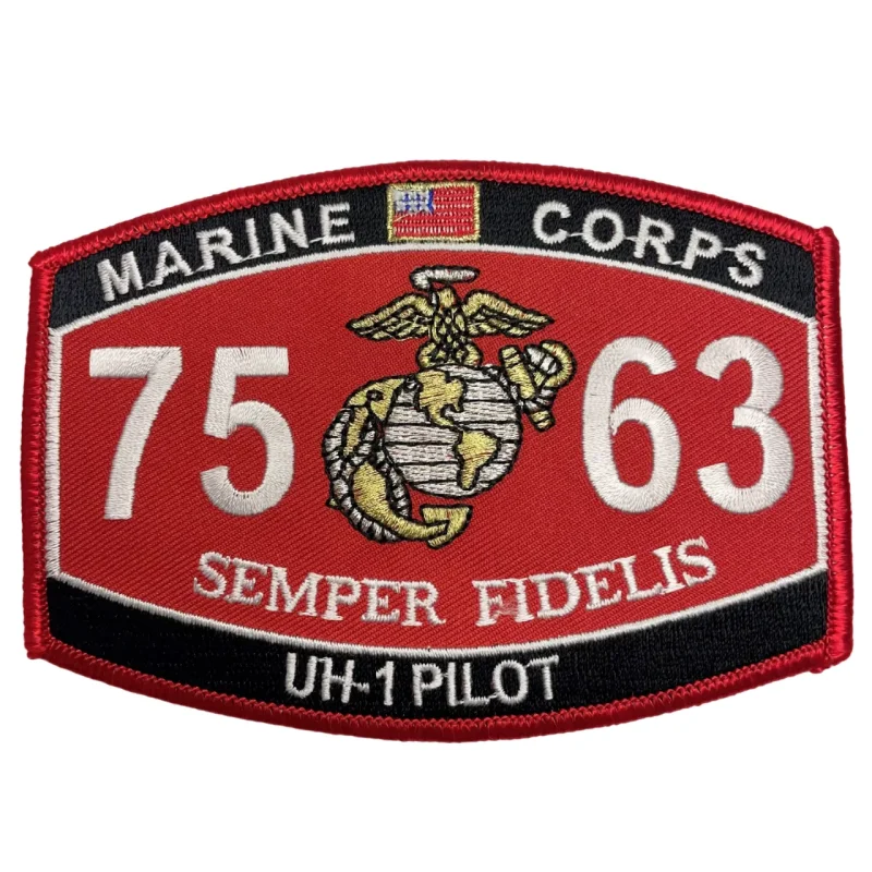 uh 1 pilot mos 7563 usmc sew on patch limited stock