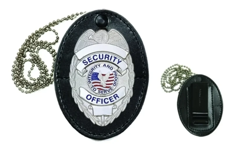 universal oval badge reel holder