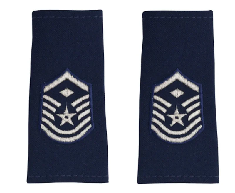 us air force e 7 master sergeant shoulder marks diamond epaulets