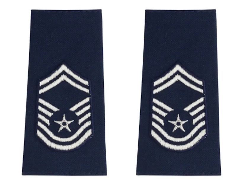 us air force e 8 senior master sergeant epaulets shoulder marks