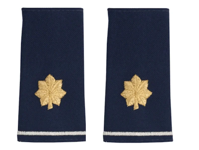 us air force o 4 major shoulder epaulets