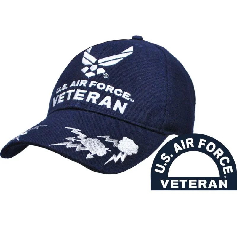 us air force veteran officer military hat