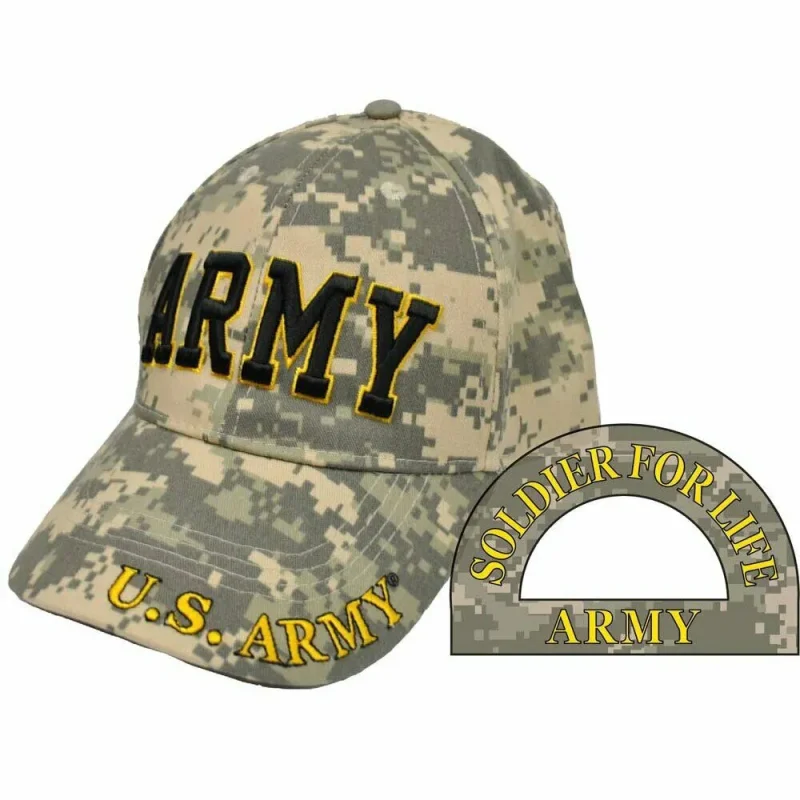 us army acu camo letters hat clearance sale