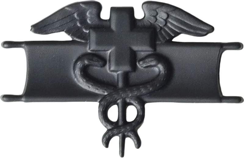 us army expert field medical badge black pin