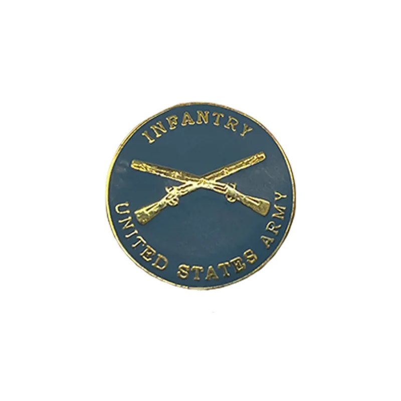 us army infantry metal pin