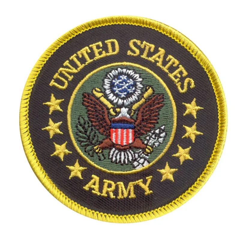 us army round emblem patch