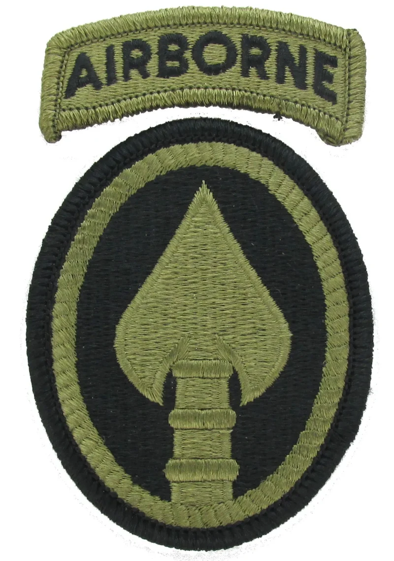 us army socom ocp patch w hook fastener airborne tab