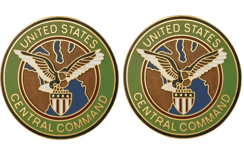 us central command unit insignia pair