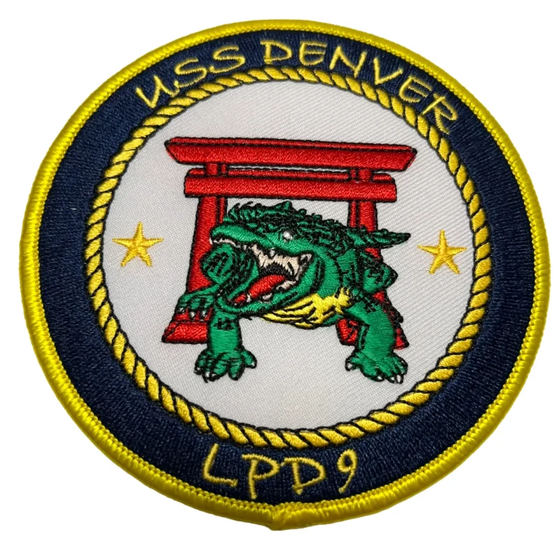 us navy uss denver lpd 9 sew on patch limited stock