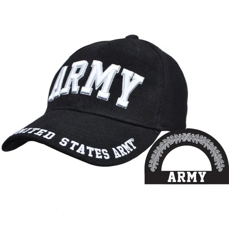 usa army cap embellished raised letters