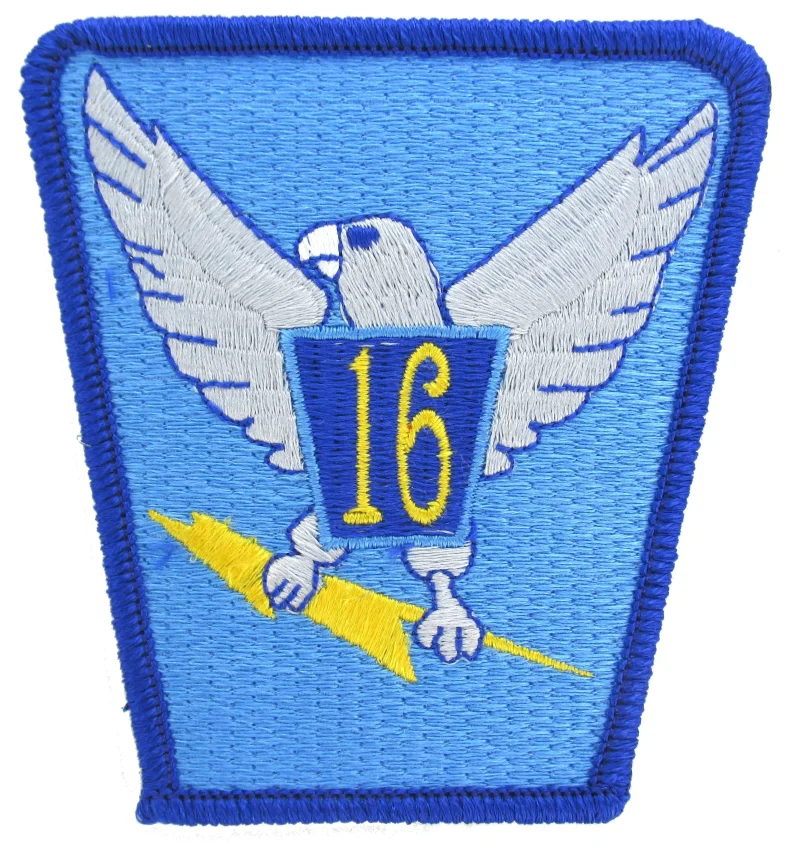 usaf academy 16th cadet squadron patch proud chicken hawks scaled