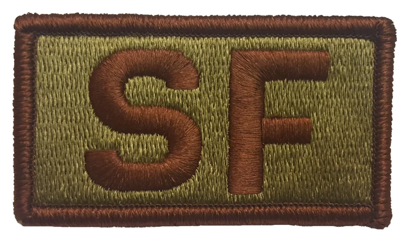 usaf security forces ocp spice brown patch air force sf emblem scaled