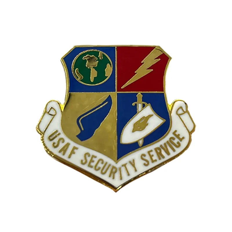 usaf security service enamel lapel pin