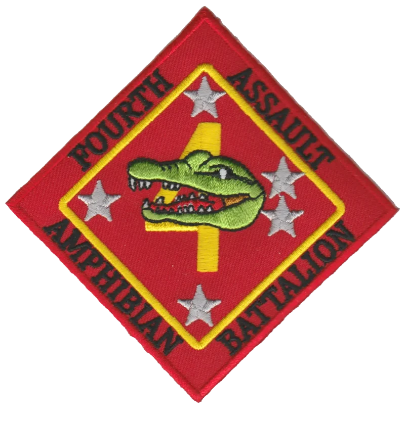 usmc 4th amphibian assault battalion sew on patch