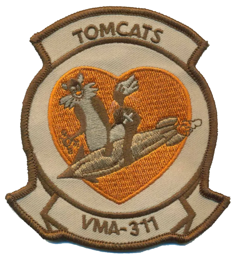 usmc desert tomcats vma 311 patch fixed wing squadron limited stock