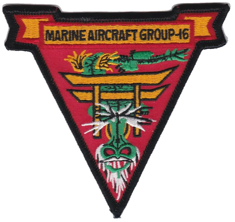 usmc marine aircraft group mag 16 patch original design