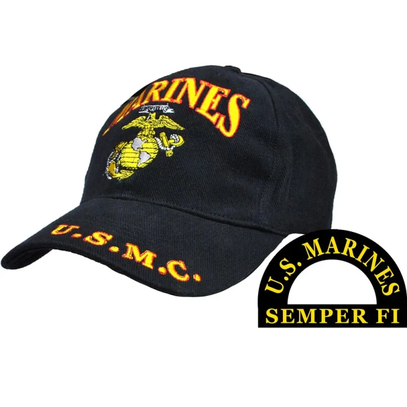 usmc marine eagle globe anchor ball cap