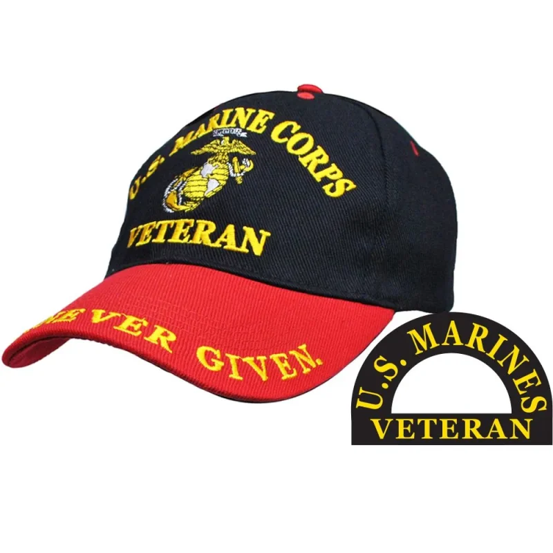 usmc veteran ball cap never given limited time offer