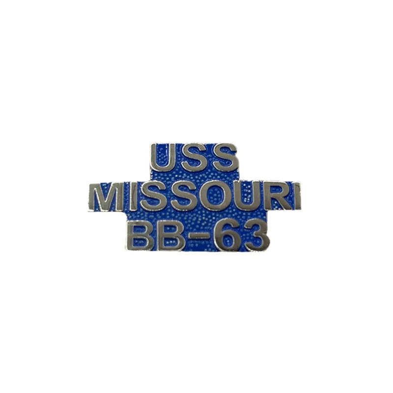 uss missouri bb 63 metal pin limited stock