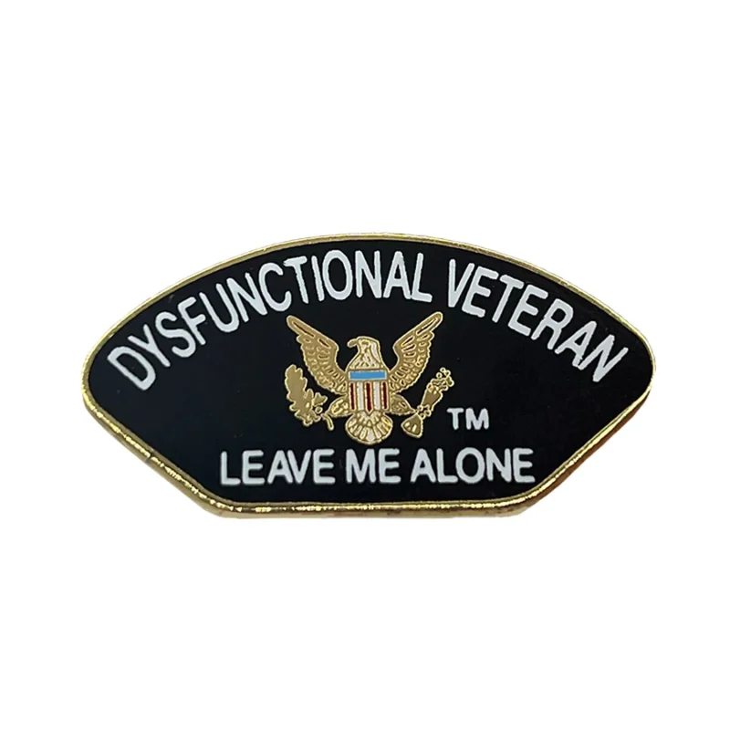 veteran dysfunctional metal pin