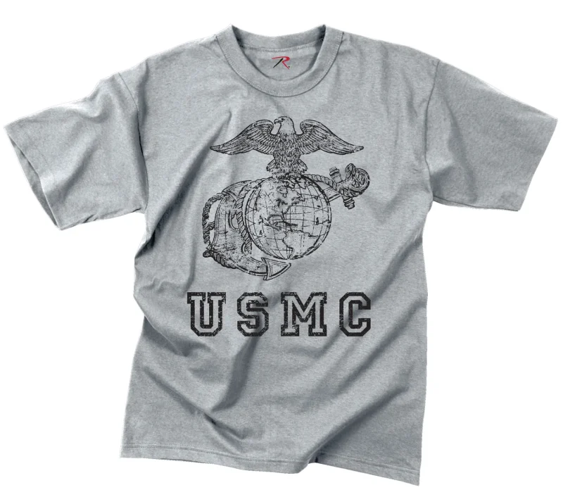 vintage usmc eagle globe anchor graphic tee