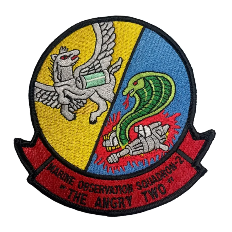 vmo 2 the angry two usmc marine observation squadron patch limited stock