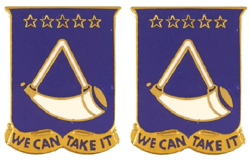 west virginia 150th armor unit insignia pair durable distinct