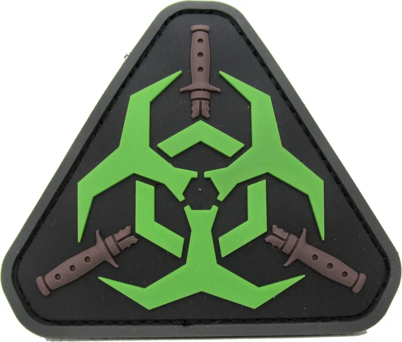 zombie outbreak team pvc patch clearance hook fastener scaled